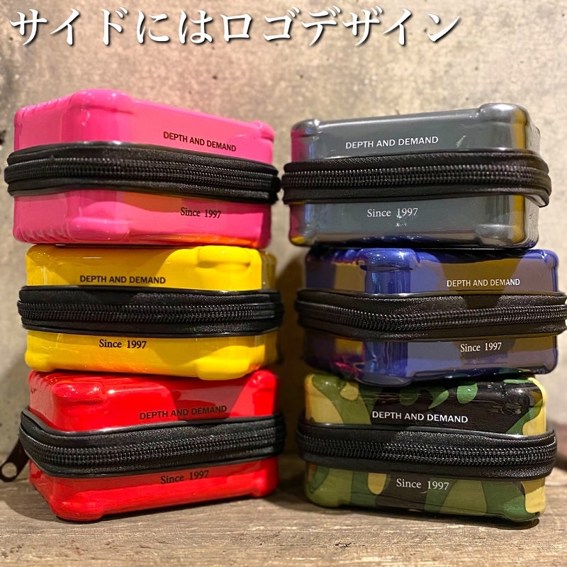 スーツケース型 ポーチ 小物入れ アタッシュケース風 DPSS DEPTH AND DEMAND