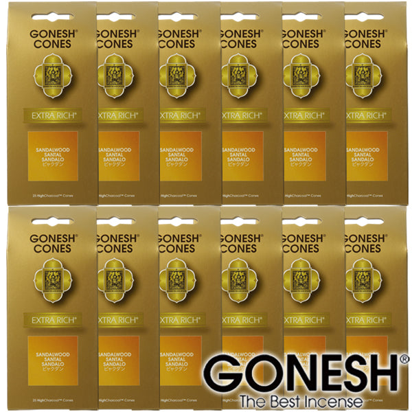 GONESH ガーネッシュ サンダルウッド お香 コーン