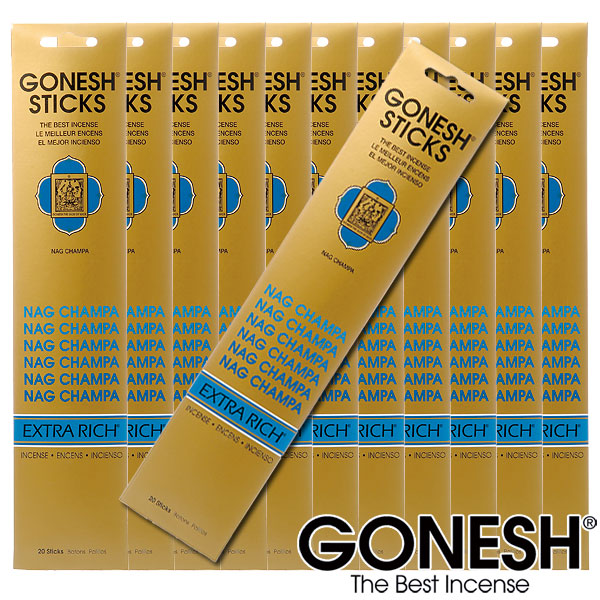 GONESH ガーネッシュ ナグチャンパ お香 スティック