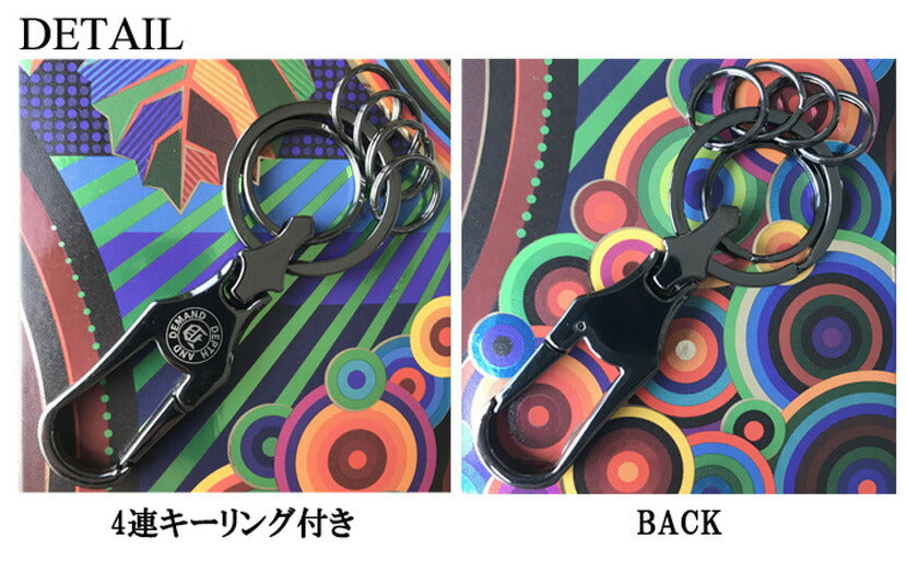 キーホルダー おしゃれ ブランド メンズ レディース キーリング DEPTH AND DEMAND 【398】 高級 父の日 プレゼント アクセサリー ファッション