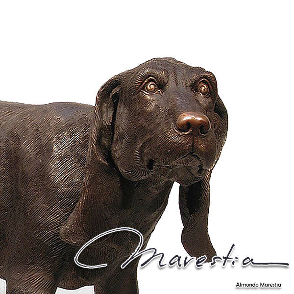 Marestia アメリカン・フォックスハウンド オブジェ マレスティア インテリア置物 <BR><BR>【オーナメント 置き物 彫刻 真鍮 ブロンズ】<BR>【犬 ドッグ 小便小僧】<BR>【庭 ガーデン テーブル 玄関 店舗装飾品】 【送料無料】