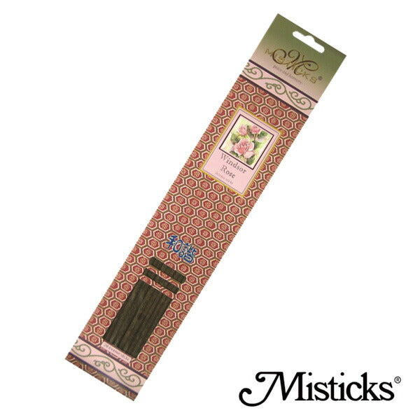 Misticks ミスティックス ウィンザーローズ お香 スティック 20本 WINDSOR ROSE