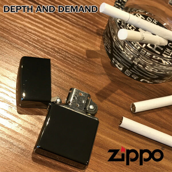 zippo ジッポ ライター シリアルナンバー 刻印 DEPTH AND DEMAND ...