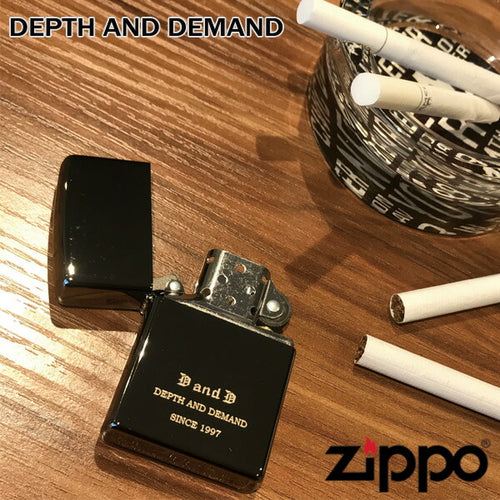 zippo ジッポ ライター シリアルナンバー 刻印 おしゃれ かわいい カッコイイ 便利 ブランド メンズ レディース<br>DEPTH AND DEMAND