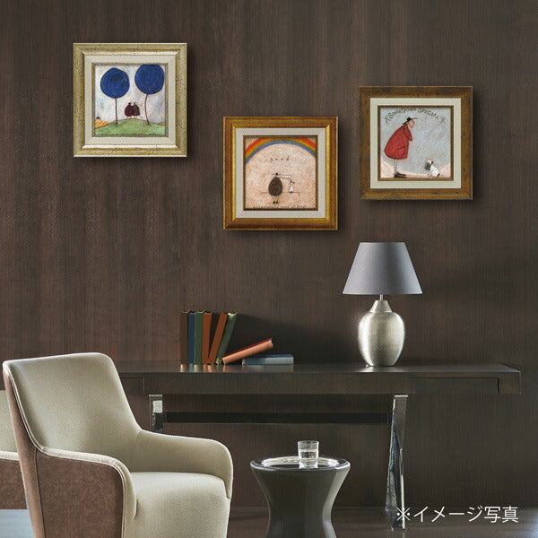 絵画 サムトフト 【あなたに出会った日】 インテリア 壁掛け 額入り 23.5cm イギリス 女性作家 おしゃれ アート リビング 玄関 北欧 かわいい 癒し 新築祝い プレゼント トイレ 飾り