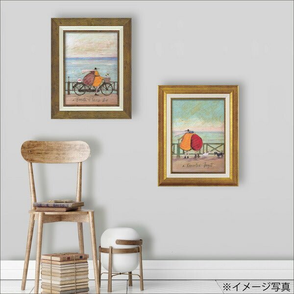 絵画 サムトフト 【ロマンティックな約束】 インテリア 額入り 壁掛け おしゃれ アート イギリス 女性作家 リビング 玄関 北欧 かわいい 癒し 結婚祝い 父の日 プレゼント 記念日 トイレ ポスター 飾り 贈り物