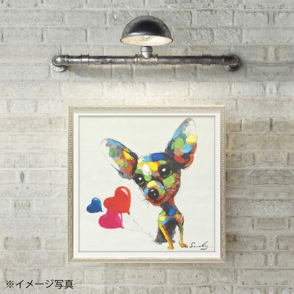 絵画 額入り オイルペイント 【アピール(Sサイズ)】