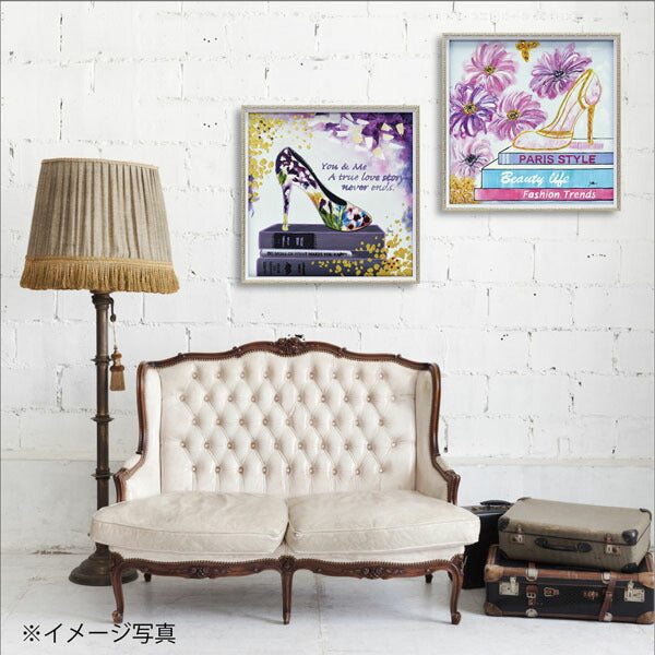 絵画 額入り オイルペイント 【ユー アンド ミー(Mサイズ)】