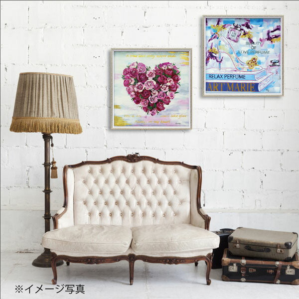 絵画 額入り オイルペイント 【アート マリー(Mサイズ)】