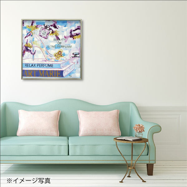 絵画 額入り オイルペイント 【アート マリー】