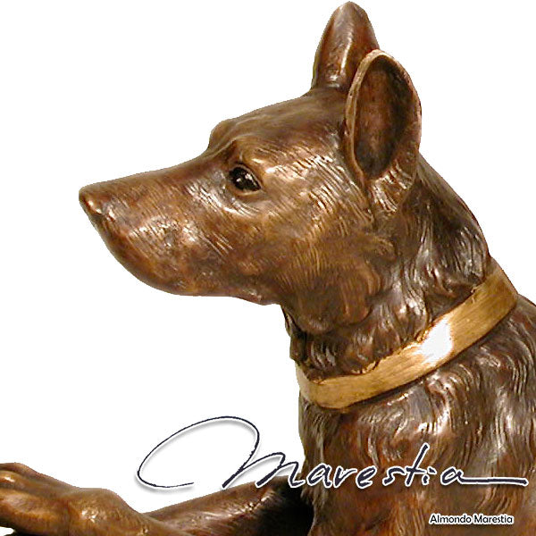 【送料無料】Marestia バセンジー オブジェ マレスティア インテリア置物 【オーナメント 置き物 彫刻 真鍮 ブロンズ】<BR>【犬 ドッグ】<BR>【庭 ガーデン テーブル 玄関 店舗装飾品】