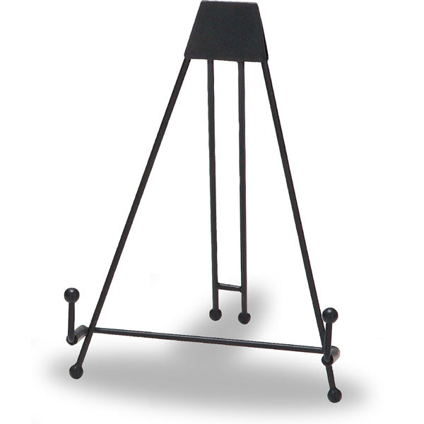 スチールイーゼル ブラック 絵画 スタンド 卓上 組立式