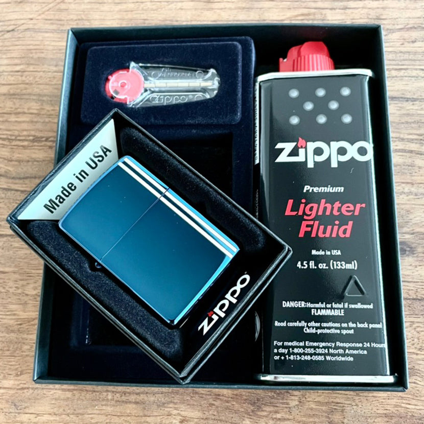 【本体別売り】 Zippo ギフトボックス オイル付き 石付き ギフト プレゼント 記念品 贈答品