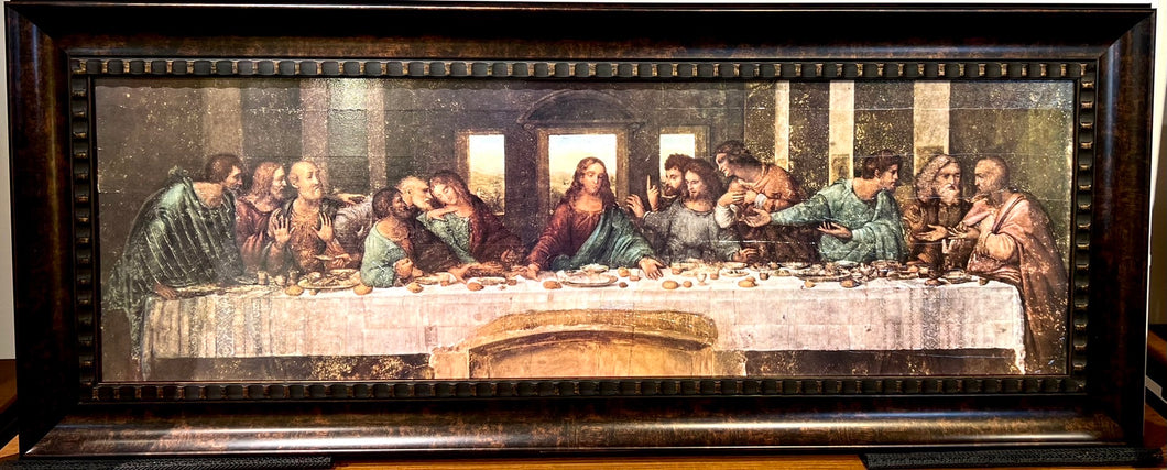 6,450円絵画「最後の晩餐」イタリア買付　特注額縁