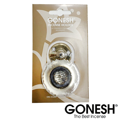 GONESH ガーネッシュ 金属製 お香立て メッシュブラス インセンスホルダー スティック・コーン 両対応
