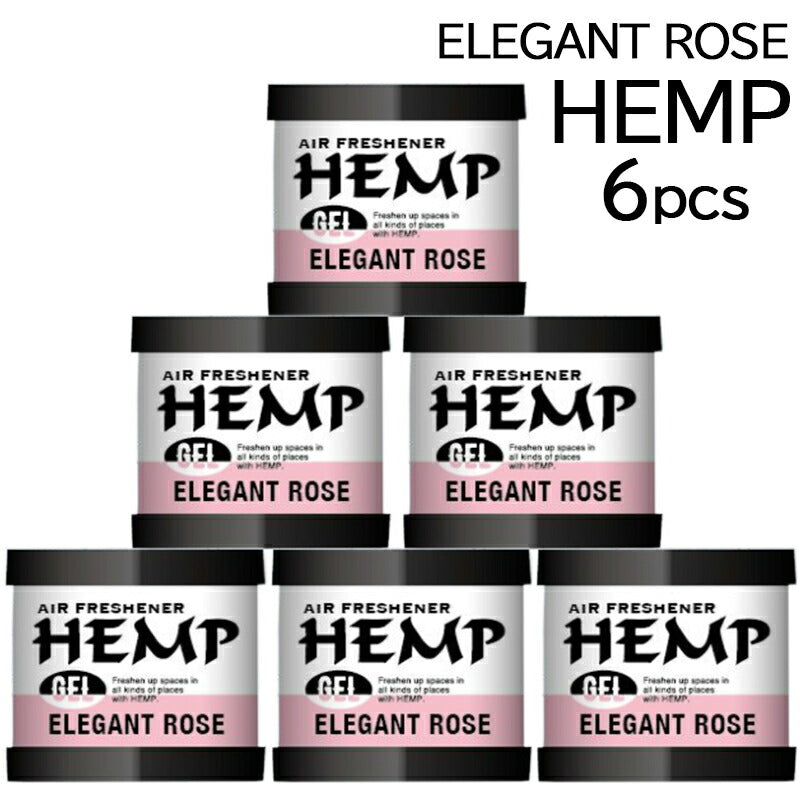 HEMP ヘンプ エレガントローズ ゲル缶 6セット ELEGANT ROSE