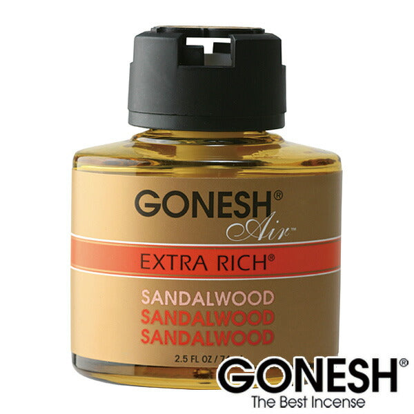 GONESH ガーネッシュ サンダルウッド リキッド 瓶 エアフレッシュナー 芳香剤