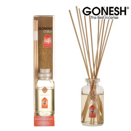 GONESH ガーネッシュ No.4 リード ディフューザー スティック ガラスボトル 芳香剤