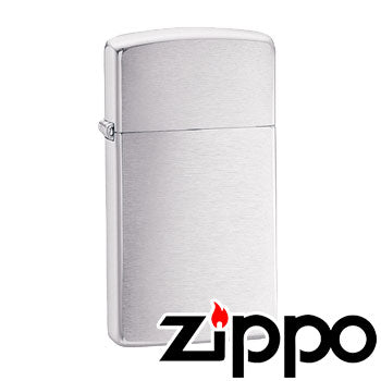 Zippo スリム ジッポーライター No.1600 ブラッシュ・クローム